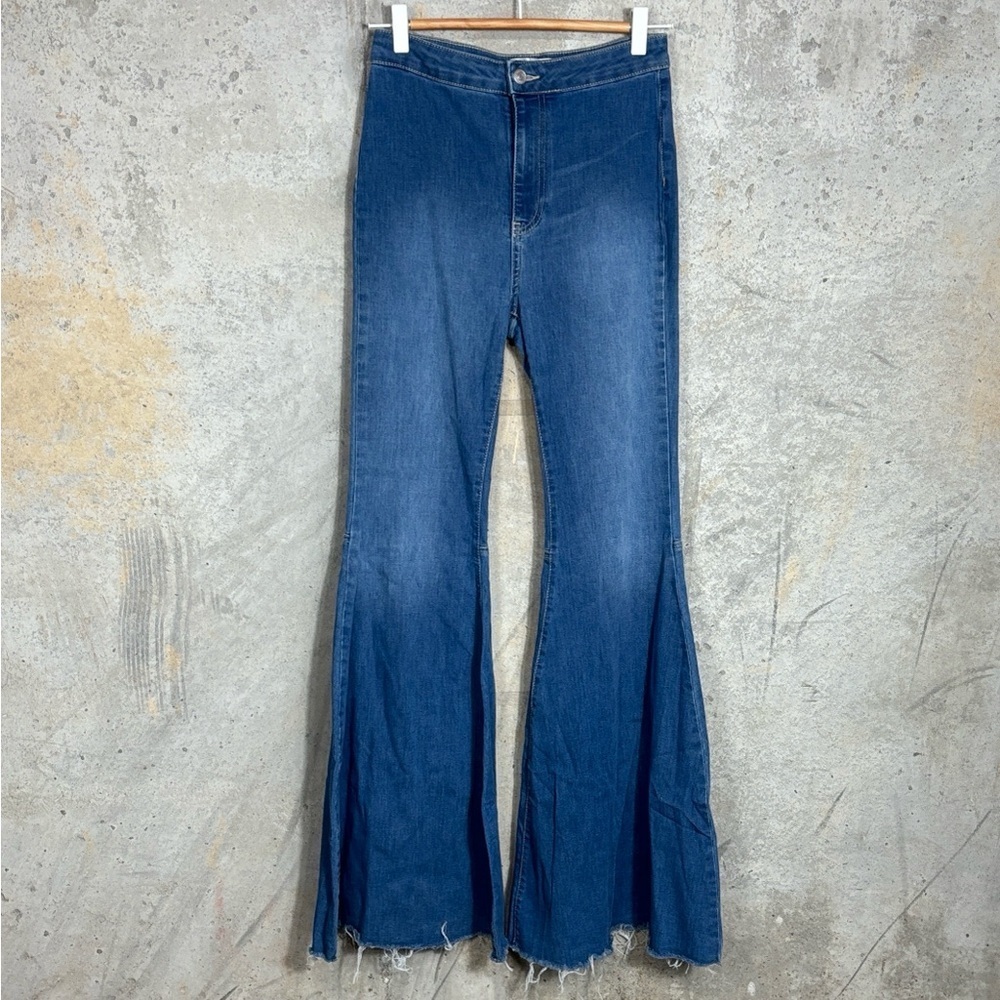 We The Free People Womens Jeans Just Float On Flare Denim High Rise Stretch - Picture 4 of 11